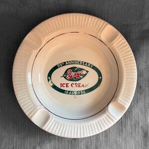Vintage 1956 Breyer's Ice Cream Commemorative Ash Tray